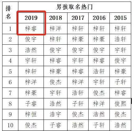 2020新生儿爆款名字出炉！这个名字，连续5年霸榜