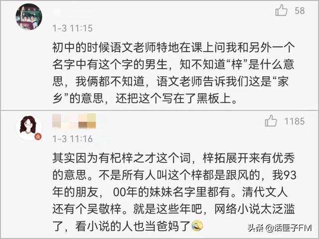 2021新生宝宝爆款名字出炉，网友：终于没有一诺了