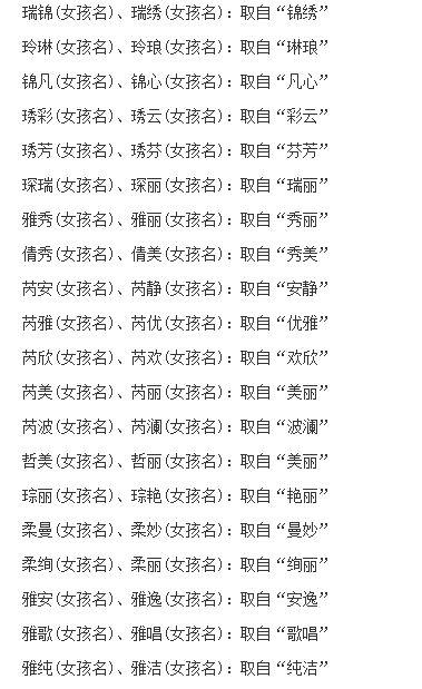 这些给双胞胎、龙凤胎取的优美名字，值得你好好收藏