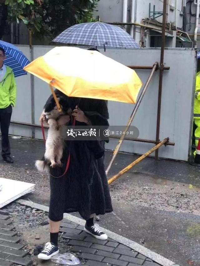 限时30分钟！杭州建国北路塌陷现场附近的部分居民进屋搬贵重物品