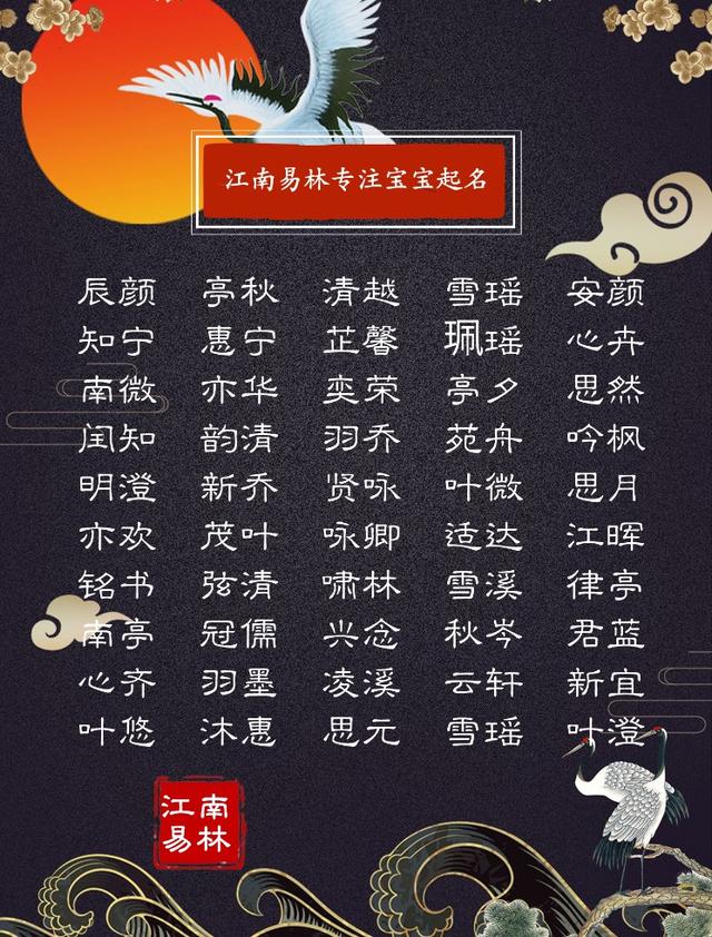 鼠宝宝起名：300个唐诗中的名字，个个虚怀若谷、清逸拔群