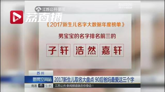 2017新生儿爆款名字出炉！看玛丽苏小说的一代当爸妈了……