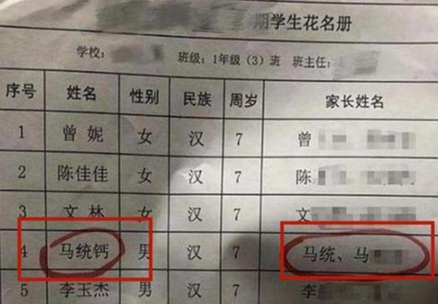 爸爸姓“马”，给孩子取名绝了，老师上课不敢点名，网友：高手