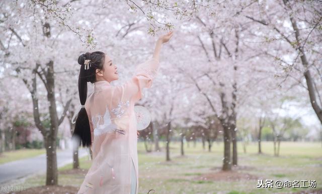 女孩美若芳菲的名字 恰似一江春水 有位伊人 在水一方