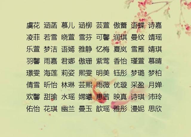 美翻了的诗词取名大全，好后悔没给宝宝起这些名字！