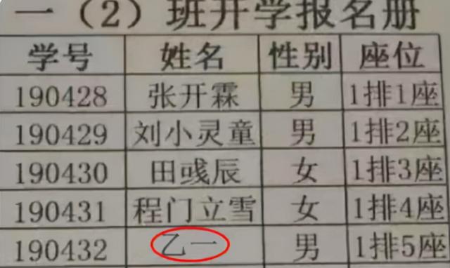 小学生名字连名带姓两笔画意外走红，告别生僻字！同学们表示羡慕