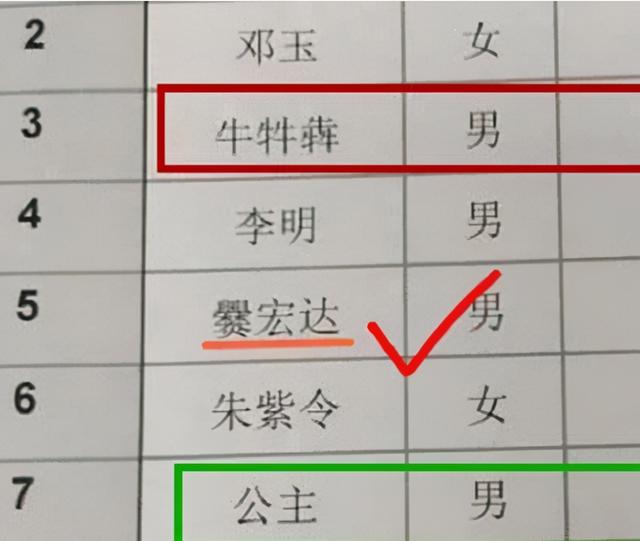 小学生名字连名带姓两笔画意外走红，告别生僻字！同学们表示羡慕