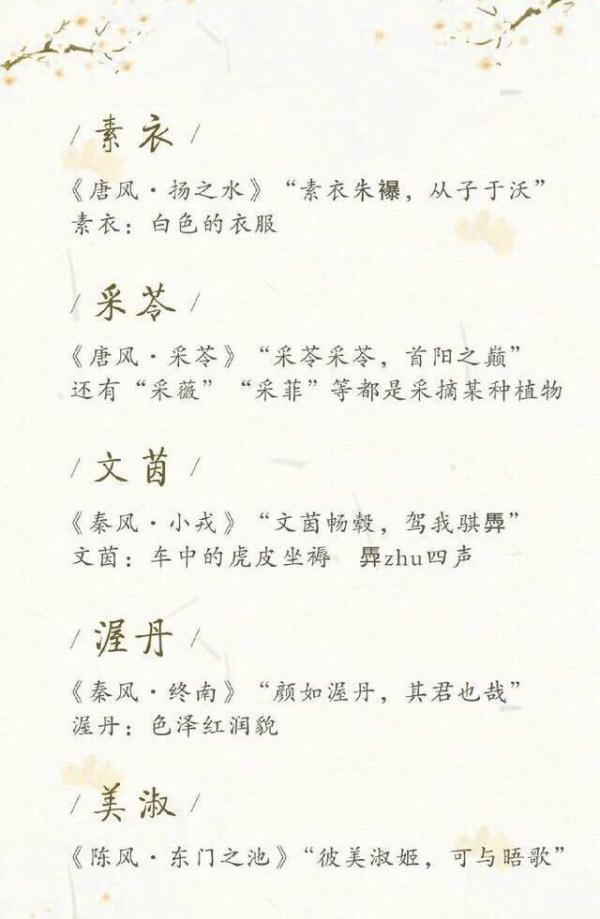 这些名字实在太美了，给宝宝起名可以参考了