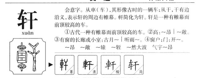 10个宛如天仙的带轩字女孩名字，寓意深远