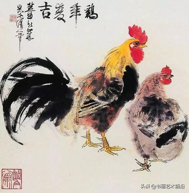 国画画鸡名家作品欣赏