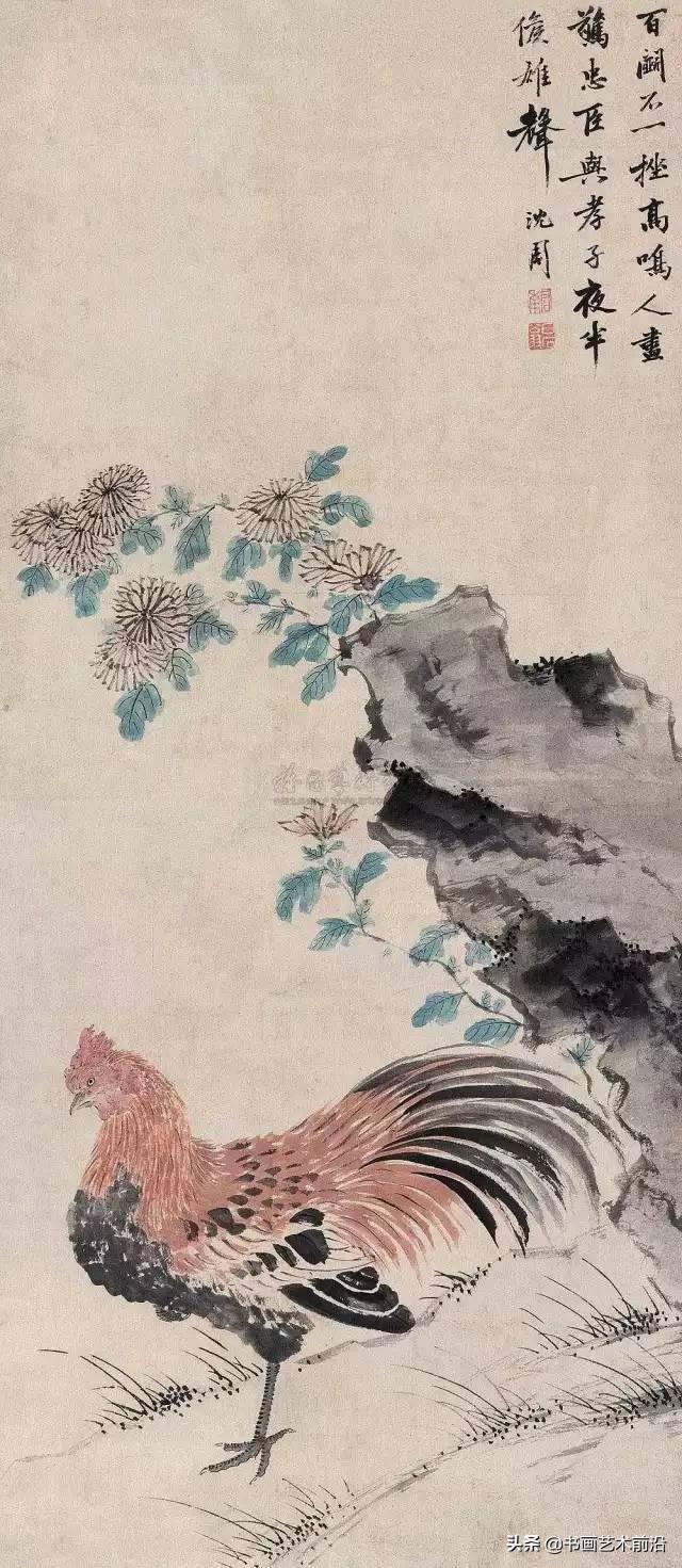 国画画鸡名家作品欣赏