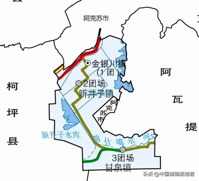 新疆兵团已建立的56个团镇合一建制镇地名解读：河畔镇米兰镇最美