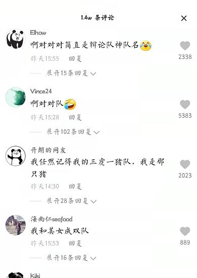 武汉大学的辩论赛，看到这些队名，你说你不“摆烂”我都不信