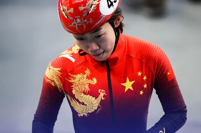 冬奥·图片｜短道速滑女子500米决赛，张雨婷第四名