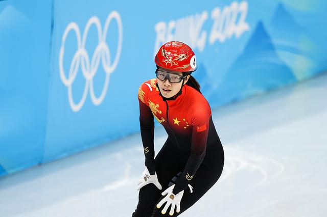 冬奥·图片｜短道速滑女子500米决赛，张雨婷第四名