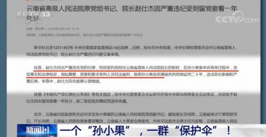 央视起底孙小果案：一个“孙小果”一群“保护伞”