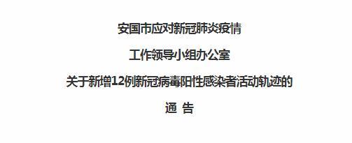 轨迹公布！保定安国市、邯郸永年区最新公告→