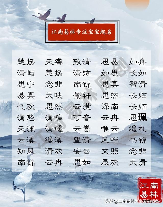 这些青春浪漫的名字，奏响岁月之歌，愿流年不负、时光不朽