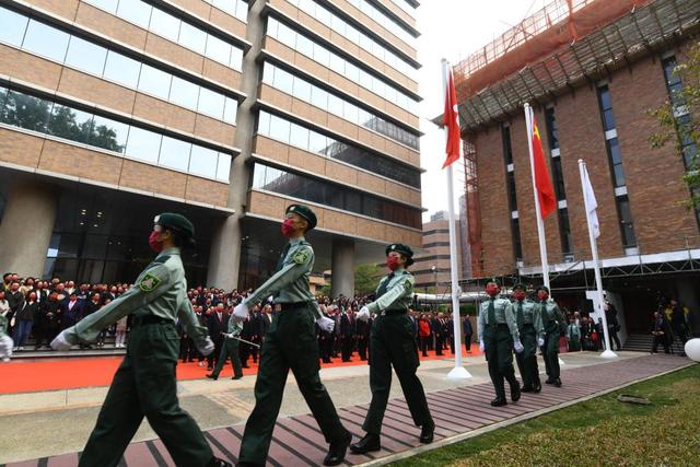 港媒：数百名师生参加理大元旦升旗仪式，祝愿国家富强昌盛、香港繁荣稳定