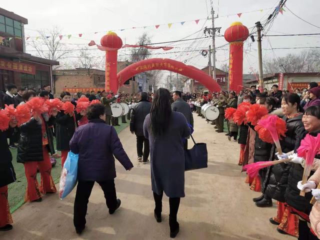 河南省田姓文化研究会走访并参加卫辉市田家湾村乡村春晚