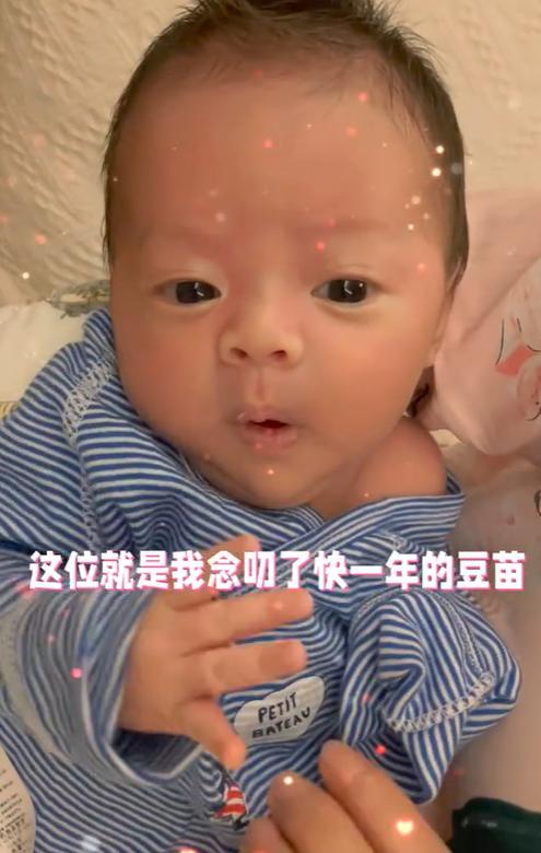 演员孙铱顺利产子，首公开孩子正脸照和乳名，全影像记录看哭众人