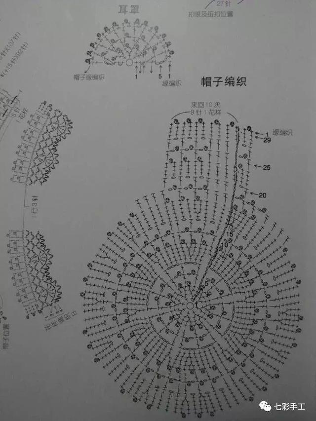 宝宝帽子钩针编织教程，配色清新淡雅，毛球设计美观又护耳