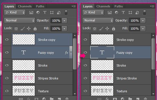 Adobe Photoshop超级好看牛仔布缝纫字+超级逼真毛巾字教程