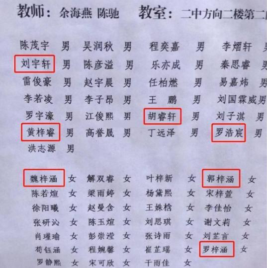 小学生因“姓名简单”走红，连名带姓一共两笔，其他同学羡慕不已