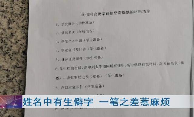 一笔之差！男子姓名中的生僻字，给他惹了个大麻烦……