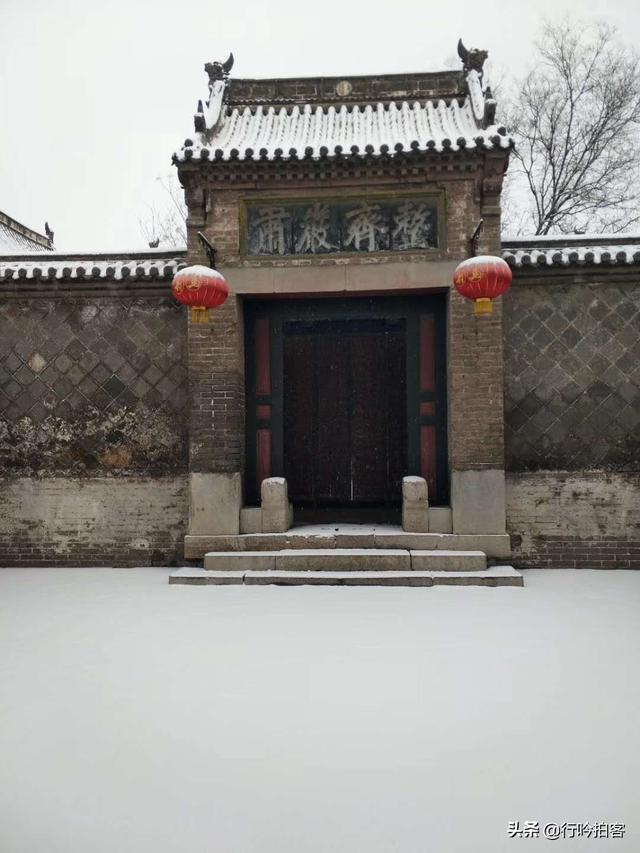 当马氏庄园遇上雪，便惊艳了整个安阳城