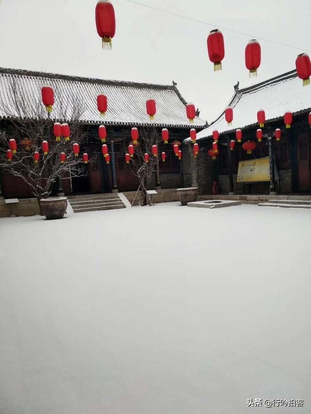 当马氏庄园遇上雪，便惊艳了整个安阳城