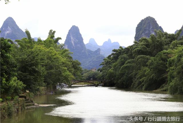 这个周末，我去了阳朔的壮族古民居群，还去爬了阳朔兴坪的乌龟山