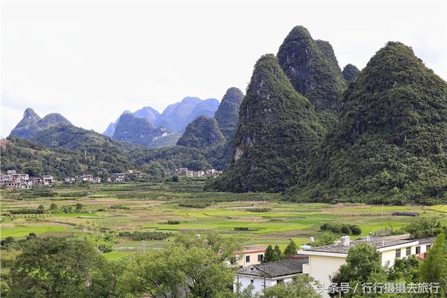 这个周末，我去了阳朔的壮族古民居群，还去爬了阳朔兴坪的乌龟山