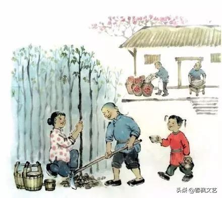 传递中华传统文化知识：二十四节气有趣画，传递农村风俗人情