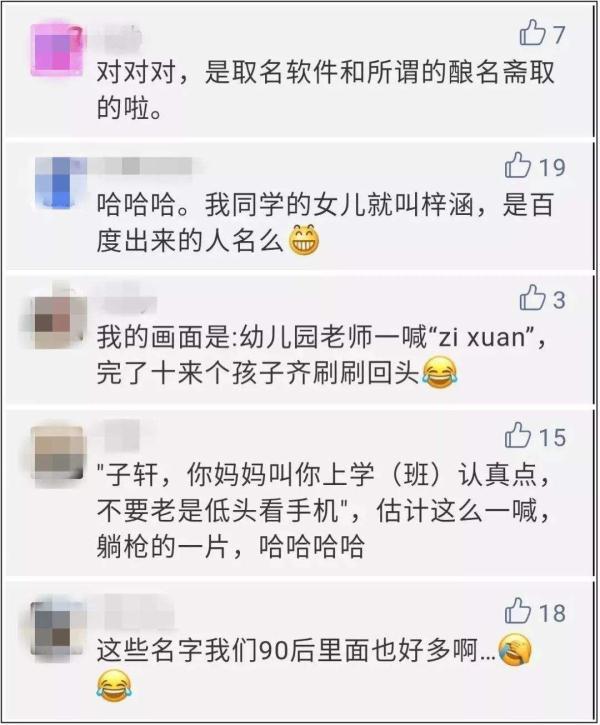 别再给孩子起这些名字了，重复率太高了，前十位排名表在此