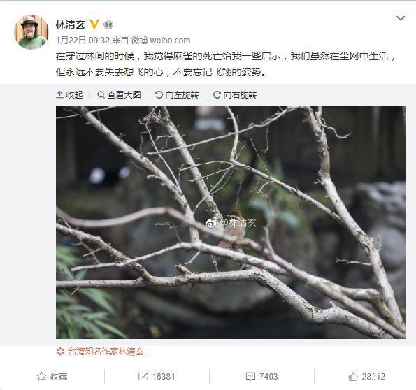 林清玄去世：一杯浊酒送清欢