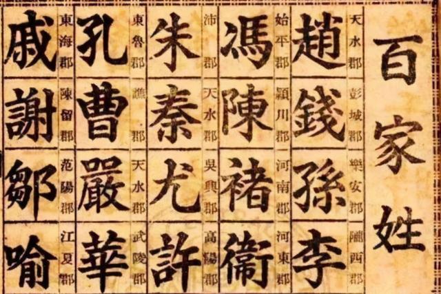 中国百家姓中有3个姓氏，是贵族后裔，随便取名都有品位